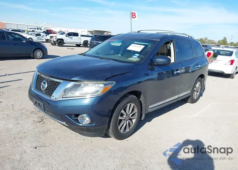 2014 Nissan Pathfinder Sl z USA, uszkodzony, nr VIN 5N1AR2MN0EC707015
